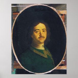 Portrait of Peter the Great Poster