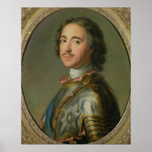 Portrait of Peter the Great Poster