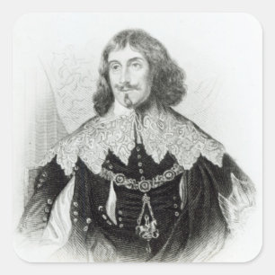 Portrait of Philip Herbert Square Sticker