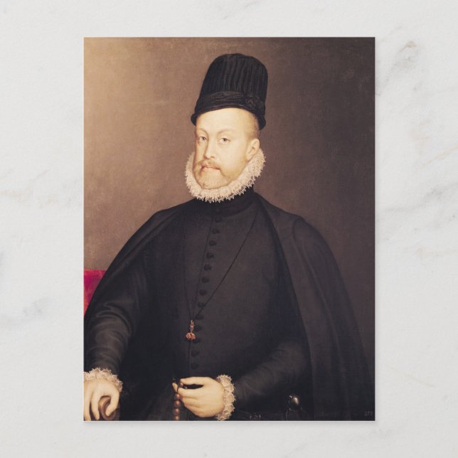 Portrait of Philip II  c.1580 Postcard (Front)