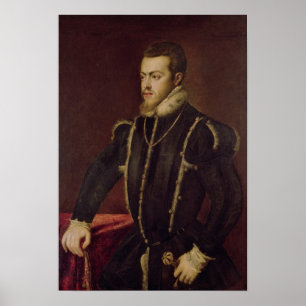 Portrait of Philip II of Spain 2 Poster