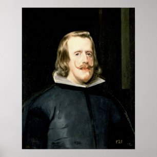 Portrait of Philip IV  in Court Dress, 1655 Poster