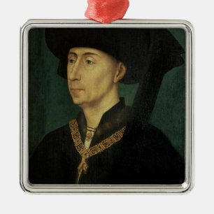Portrait of Philip the Good Duke of Burgundy Metal Ornament