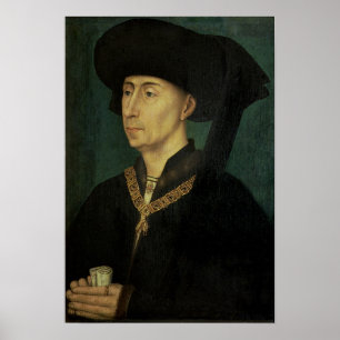 Portrait of Philip the Good  Duke of Burgundy Poster