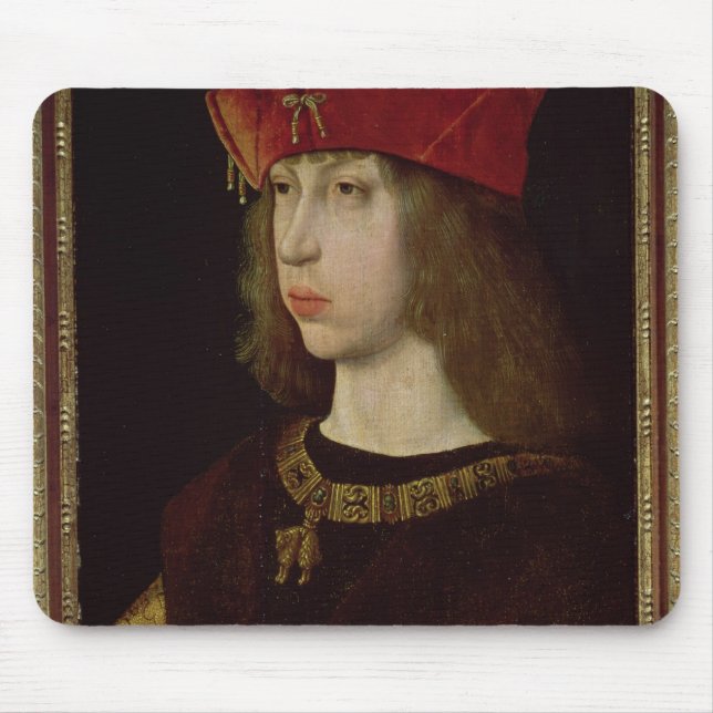 Portrait of Philip the Handsome Mouse Pad (Front)