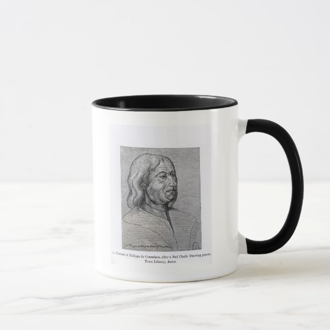 Portrait of Philippe de Commines Mug (Right)