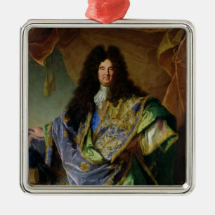 Portrait of Philippe de Courcillon Marquis Metal Tree Decoration