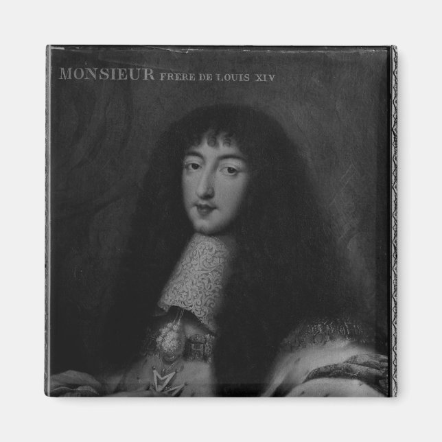 Portrait of Philippe  Duc d'Orleans Magnet (Front)