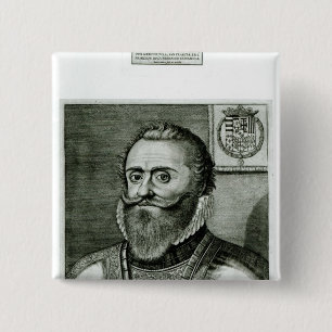 Portrait of Philippe-Emmanuel de Lorraine 15 Cm Square Badge