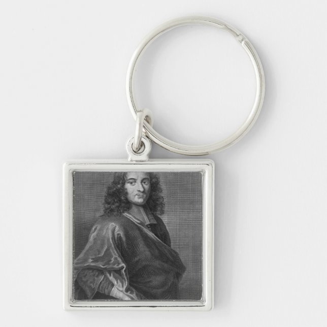 Portrait of Pierre Bayle Key Ring (Front)