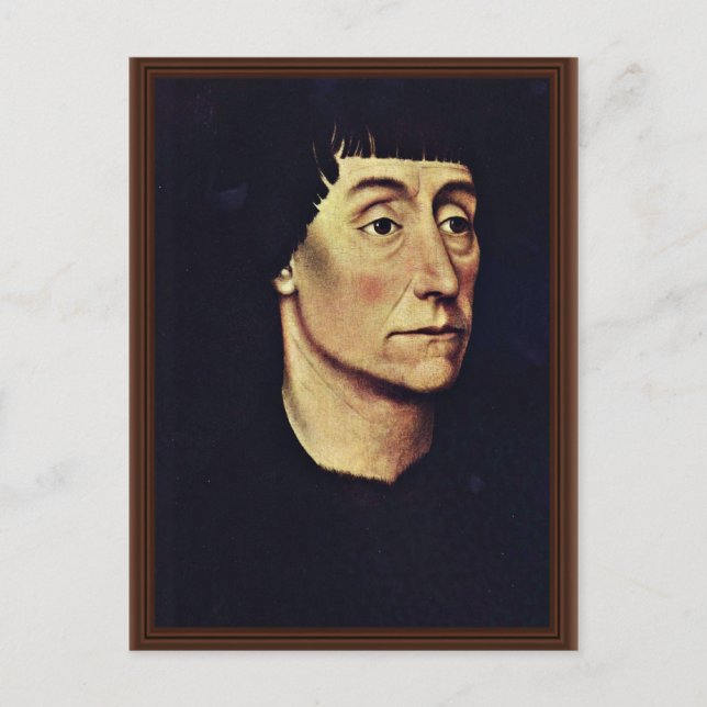 Portrait Of Pierre De Beffremont By Weyden Rogier Postcard (Front)