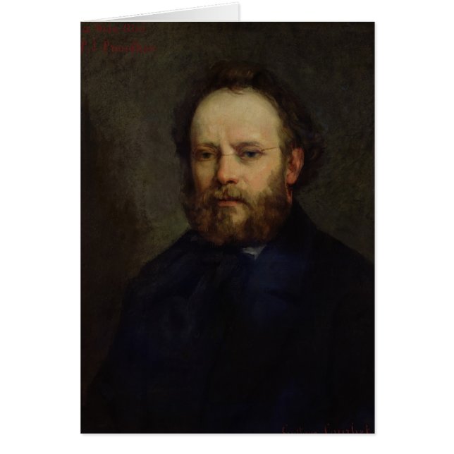 Portrait of Pierre Joseph Proudhon  1865 (Front)