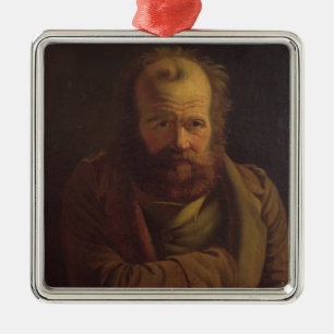 Portrait of Pierre Joseph Proudhon Metal Ornament