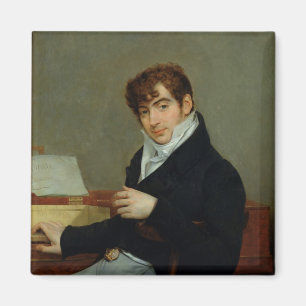 Portrait of Pierre Zimmermann  1808 Magnet