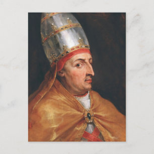 Portrait of Pope Nicholas V Peter Paul Rubens Postcard