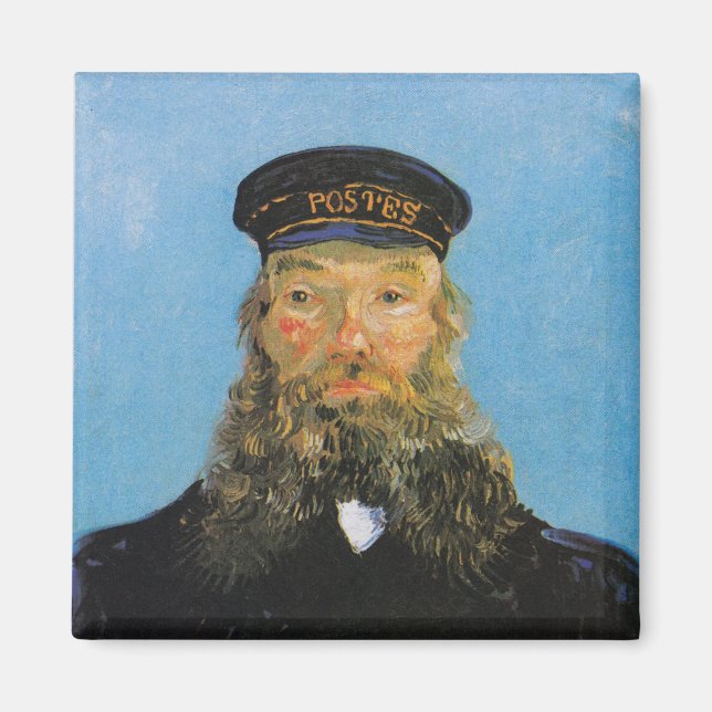 Portrait of Postman Roulin | Vincent van Gogh Magnet (Front)