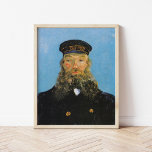 Portrait of Postman Roulin | Vincent Van Gogh Poster<br><div class="desc">Vincent van Gogh’s series of portraits of Joseph Roulin, the postman in Arles, is a heartfelt tribute to his close friend and confidant. Painted between 1888 and 1889, the works showcase Van Gogh’s Post-Impressionist style, featuring bold colors, dynamic brushstrokes, and expressive character. Each portrait reflects Van Gogh’s admiration for Roulin,...</div>
