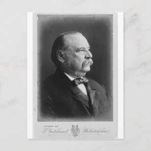 Portrait of President Stephen Grover Cleveland Postcard