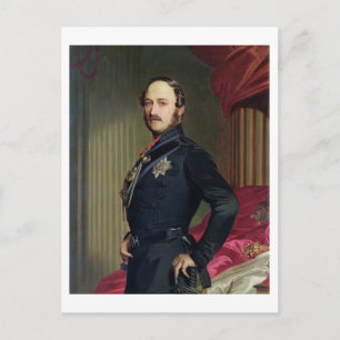 Portrait of Prince Albert (1819-61) 1859 (oil on c Postcard