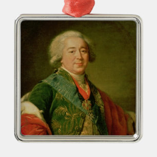 Portrait of Prince Alexander Borisovich Kurakin Metal Tree Decoration
