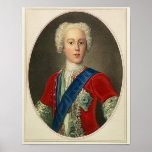 Portrait of Prince Charles Edward Poster