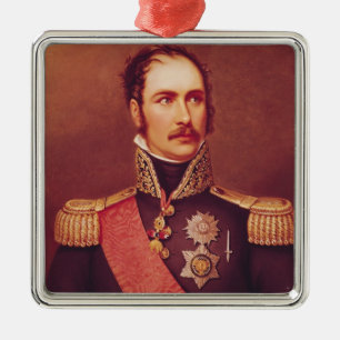 Portrait of Prince Eugene de Beauharnais Metal Ornament