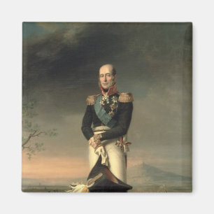 Portrait of Prince Mikhail Barclay de Tolly Magnet