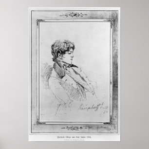 Portrait of Prince Otto von Bismarck, 1834 Poster