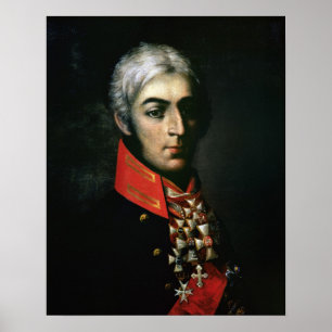 Portrait of Prince Peter Bagration Poster