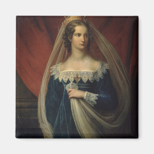 Portrait of Princess Charlotte von Preussen Magnet