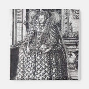 Portrait of Queen Elizabeth I Magnet