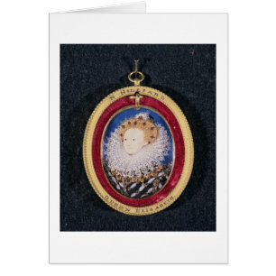 Portrait of Queen Elizabeth I (w/c on vellum)