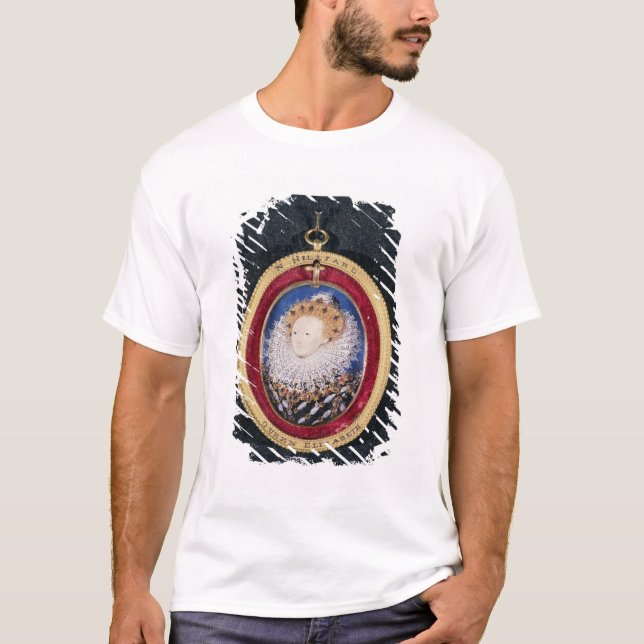 Portrait of Queen Elizabeth I (w/c on vellum) T-Shirt (Front)