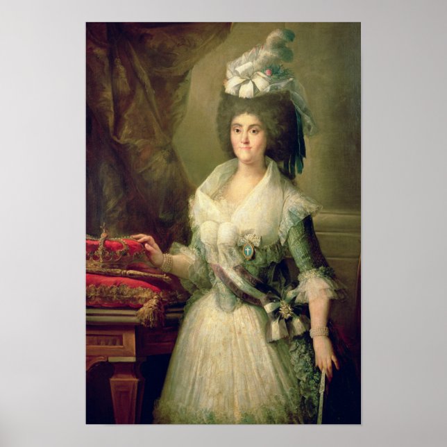 Portrait of Queen Maria Luisa Poster (Front)
