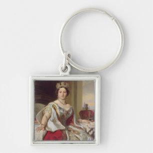Portrait of Queen Victoria (1819-1901) 1859 (oil o Key Ring