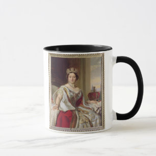 Portrait of Queen Victoria (1819-1901) 1859 (oil o Mug