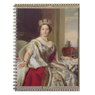 Portrait of Queen Victoria (1819-1901) 1859 (oil o Notebook