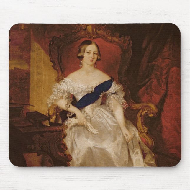 Portrait of Queen Victoria Mouse Pad (Front)