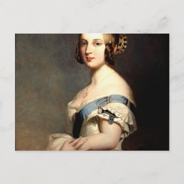 Portrait Of Queen Victoria Postcard (Front)
