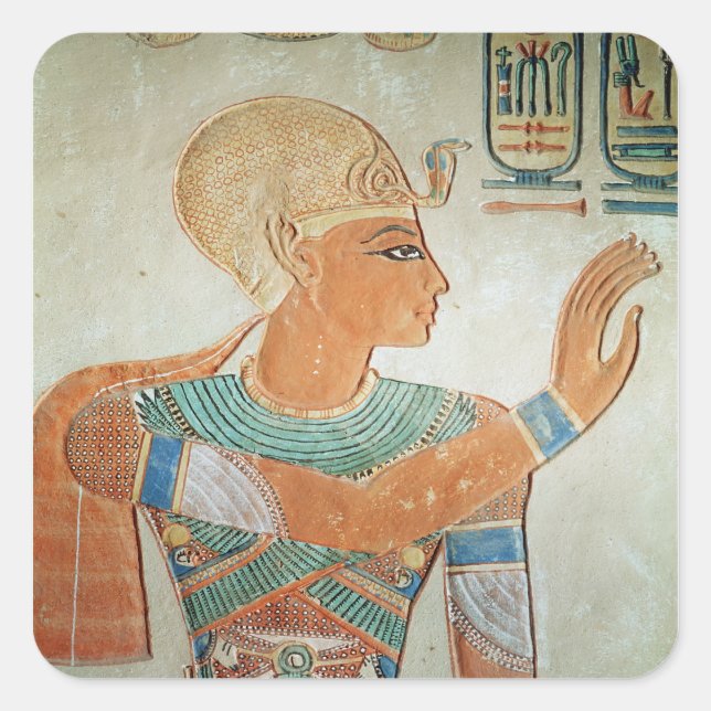 Portrait of Ramesses III  from Square Sticker (Front)