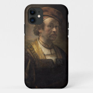 Portrait of Rembrandt, 1650 (oil on canvas) iPhone 11 Case