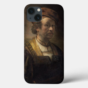 Portrait of Rembrandt, 1650 (oil on canvas) iPhone 13 Case