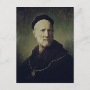 Portrait of Rembrandt's Father Postcard