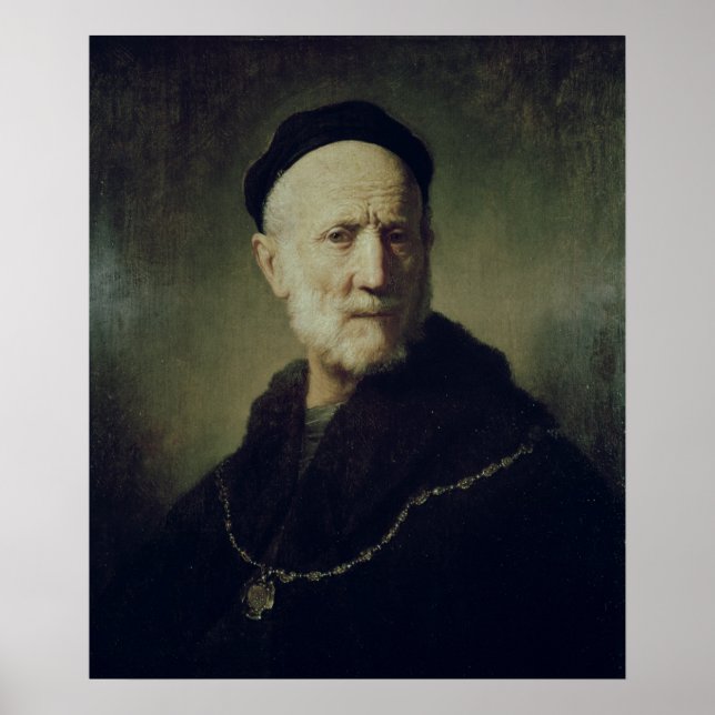 Portrait of Rembrandt's Father Poster (Front)
