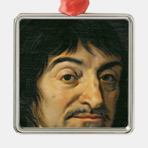 Portrait of Rene Descartes  c.1649 Metal Ornament