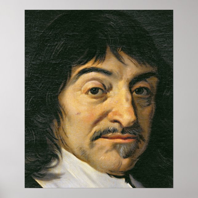 Portrait of Rene Descartes  c.1649 Poster (Front)