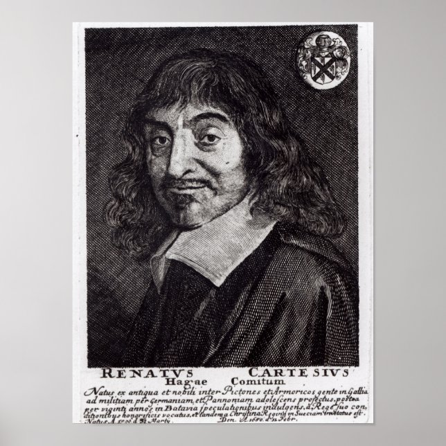 Portrait of Rene Descartes Poster (Front)