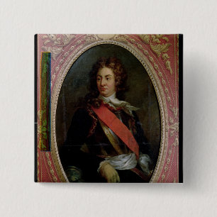 Portrait of Rene Duguay-Trouin 1736 15 Cm Square Badge