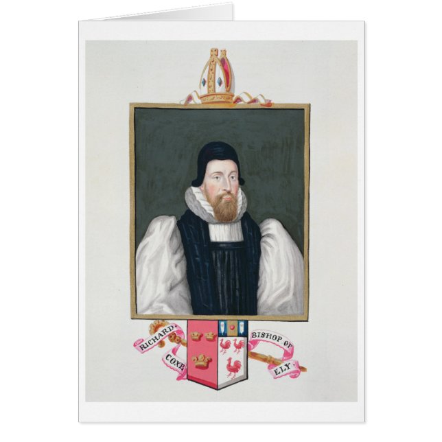Portrait of Richard Cox (1500-81) Bishop of Ely fr (Front)