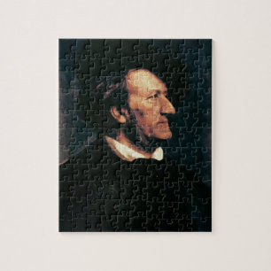 Portrait of Richard Wagner (1813-83) (oil on canva Jigsaw Puzzle